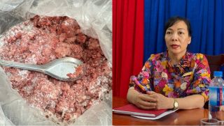 Thái Nguyên: Hiệu trưởng nấu thịt ăn chứng minh an toàn khi phụ huynh tố thịt có mùi, trẻ ốm sốt
