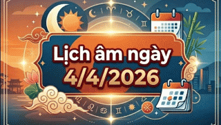 Lịch âm ngày 4/4/2026: Chi tiết ngày tốt – xấu, giờ hoàng đạo, hướng xuất hành phù hợp cho dịp quan trọng
