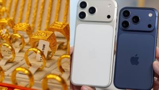 Giá vàng 9999 hôm nay 8/4: Bật tăng thẳng đứng 4,5 triệu/lượng, giá bán iPhone 17 có bị ảnh hưởng?