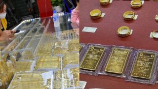 Giá vàng hôm nay (trưa 9/4): Vàng SJC, nhẫn 9999 giảm tới 3,5 triệu/lượng, thế giới biến động theo giờ 