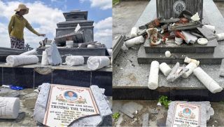 Đà Nẵng: Mộ mẹ Việt Nam anh hùng bị đập phá tan hoang, công an vào cuộc, gia đình lên tiếng