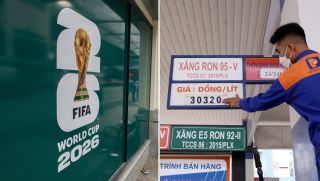 Giá xăng dầu chiều hôm nay 14/4: RON 95-V áp sát 25.000 đồng/lít, CĐV tới World Cup 2026 mừng thầm