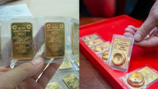 Giá vàng hôm nay (tối 16/4): Vàng SJC, nhẫn 9999 giảm nhanh, thế giới neo cao, người mua chịu mức lỗ lớn sau 2 ngày