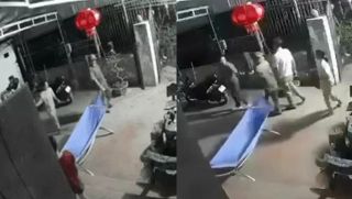 Camera ghi lại diễn biến trước thời điểm trưởng thôn bị đâm tử vong: Tình hình hiện tại cán bộ an ninh bị thương nặng