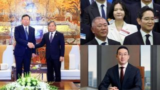 ‘Tứ đại chaebol’ Hàn Quốc tháp tùng Tổng thống Lee Jae Myung đến Việt Nam, có đến 3 ‘trùm công nghệ’