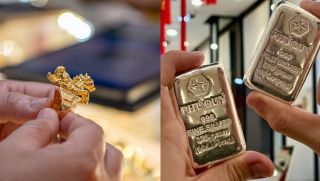 Giá vàng, bạc hôm nay 2/5: Vàng SJC, nhẫn 9999 đổi hướng sau vượt đỉnh, giá bạc phục hồi, nhà đầu tư nín thở
