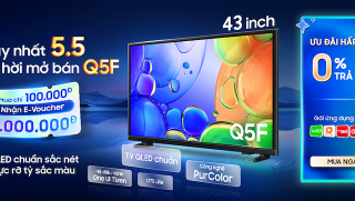 Samsung giới thiệu deal độc quyền TV QLED Q5F chuẩn sắc nét, rực rỡ sắc màu nhân ngày sale đôi 5.5