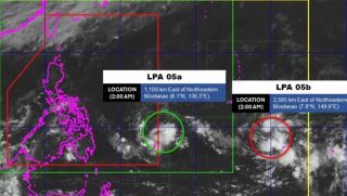 Diễn biến của áp thấp gần Philippines, cảnh báo mưa lớn và dông diện rộng
