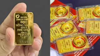 Bảng giá vàng hôm nay 7/5: Vàng miếng SJC nhẫn 9999 'đồng pha tăng ác', vùng giá cao vượt các phiên trước