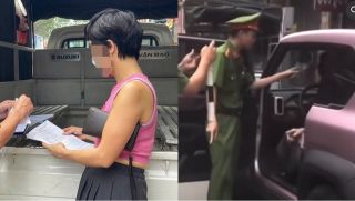 Nguồn cơn vụ nữ tài xế ở Hà Nội lớn tiếng với cảnh sát, cái kết bị phạt bao nhiêu tiền?