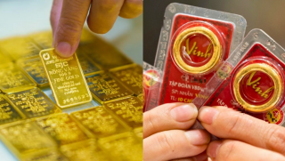 Bảng giá vàng hôm nay 12/5: Vàng miếng SJC nhẫn 9999 'chạm đáy' sau 1 đêm, vàng thế giới 'quay xe' vượt ngưỡng