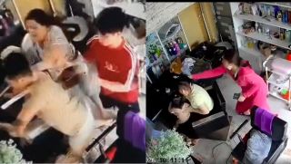 Hai anh em khai lý do xông vào quán cắt tóc đánh người phụ nữ ôm trẻ nhỏ ở Hà Nội