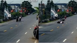 Trích xuất camera vụ người phụ nữ sang đường bất cẩn khiến người đàn ông ngã văng ra đường tử vong
