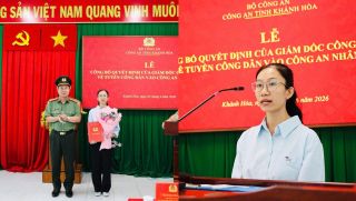 Tin vui: Vợ thiếu tá hy sinh khi bắt ‘cát tặc’ được tuyển dụng vào CAND, hé lộ thông tin vị trí chi tiết 