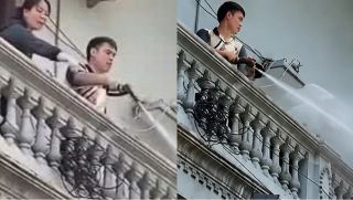 Người đàn ông xịt nước vào thợ xây nhà hàng xóm: Người trong cuộc lên tiếng, đã rõ nguồn cơn sự việc