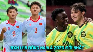 Bảng xếp hạng các đội nhì bảng U19 Đông Nam Á 2026 mới nhất: U19 Việt Nam mất vé vào bán kết