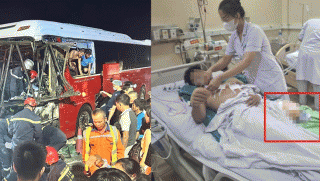 Cụ bà sợ hãi kể cảnh tượng ‘ám ảnh’ trong vụ xe khách va chạm xe tải khiến 9 người thương vong
