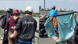 Danh tính nam shipper bỏ xe máy và thùng hàng trên cầu rồi mất tích dưới sông, mẹ ngã quỵ ở hiện trường