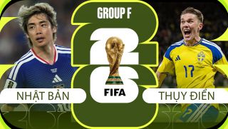 Kết quả bóng đá Nhật Bản vs Thụy Điển hôm nay 26/6 - World Cup 2026: Đại diện châu Á đón tin kém vui