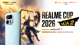 Giải mã sức nóng realme Cup 2026: Sân chơi Esports dành cho sinh viên quy tụ 64 đội tuyển tranh tài
