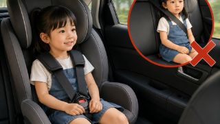 NÓNG: Từ 15/8/2026, chở trẻ em trên ô tô không có ghế an toàn sẽ bị phạt cảnh cáo