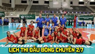 Lịch thi đấu bóng chuyền hôm nay 2/7 - Lịch trực tiếp bóng chuyền nữ U18 Việt Nam vs Hàn Quốc