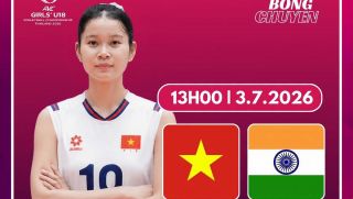 Link xem trực tiếp bóng chuyền nữ U18 Việt Nam vs U18 Ấn Độ hôm nay 3/7, giải U18 nữ châu Á 2026