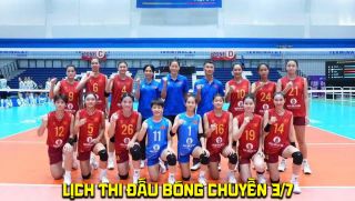 Lịch thi đấu bóng chuyền hôm nay 3/7 - Lịch trực tiếp bóng chuyền nữ U18 Việt Nam vs Ấn Độ