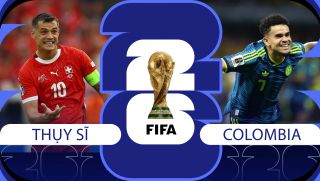 Nhận định bóng đá, dự đoán tỷ số Thụy Sĩ vs Colombia, 3h ngày 8/7 - World Cup 2026: Luis Diaz đối đầu Xhaka