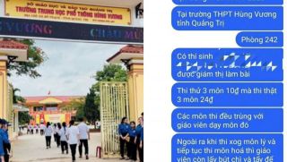 Thực hư thí sinh từ hơn 10 điểm thi thử lên 24 điểm tốt nghiệp, hiệu trưởng nói gì?