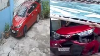 Thêm clip mới vụ ô tô đâm loạn xạ ở quán karaoke: Hé lộ tình tiết lạ trước thời điểm gây náo loạn