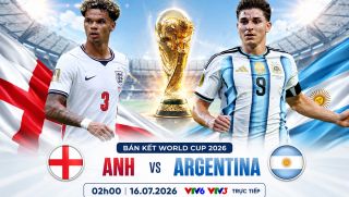 Trực tiếp bóng đá Anh vs Argentina, 2h ngày 16/7 - Link xem trực tiếp World Cup 2026 trên VTV6 HD