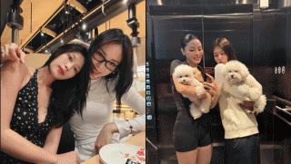 ‘Team qua đường’ bắt cận cảnh Hoa hậu Kỳ Duyên hôn vai Thiên Ân vô cùng ngọt ngào nơi đông người