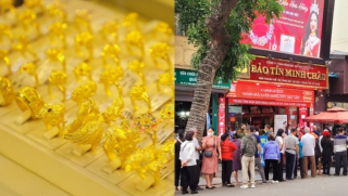 Giá vàng hôm nay chiều 22/7: Vàng trong nước tăng 'ác', nhà hàng bán thả cửa, dân tranh thủ mua vào