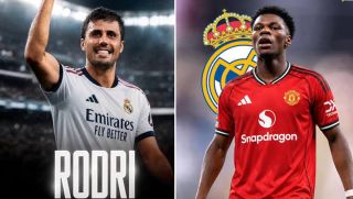 Rodri cập bến Real Madrid, Tchouameni được mở đường gia nhập Manchester United trong tuần tới?