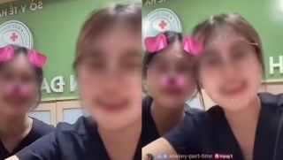 Danh tính 2 cô gái mặc áo ngành y, dọa ‘tiêm thuốc độc’ trên TikTok, bệnh viện lập tức xử lý mạnh tay
