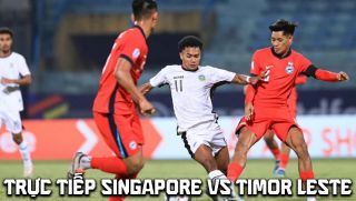 Trực tiếp bóng đá Singapore vs Timor Leste 18h ngày 27/7 - VTV5 VTV6 trực tiếp AFF Cup 2026 hôm nay