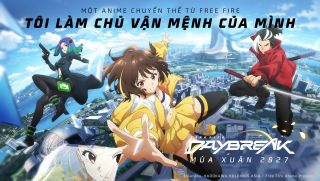 Anime Free Fire Daybreak chính thức lộ diện, ra mắt toàn cầu vào mùa xuân 2027