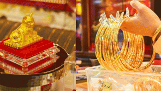 Giá vàng chiều hôm nay 31/7 (chiều 31/7) vừa điều chỉnh tăng đồng loạt: 1 thương hiệu duy nhất giảm sâu
