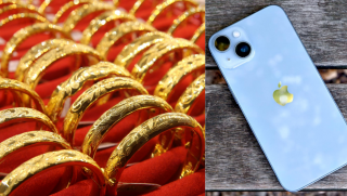 Giá vàng hôm nay tối 2/8: Vàng SJC mất 5,5 triệu sau 1 tháng, vàng 9999 giảm sâu giá iPhone 14 thủng đáy
