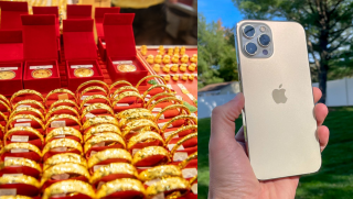 Giá vàng hôm nay tối 3/8 bật tăng mạnh, giá vàng SJC, vàng 9999 phục hồi, giá iPhone 12 Pro Max cũ rẻ bèo