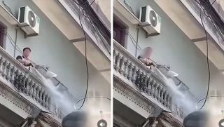 Cái kết đắng cho người đàn ông ở Hà Nội dùng vòi cao áp xịt thợ xây nhà hàng xóm để cản trở