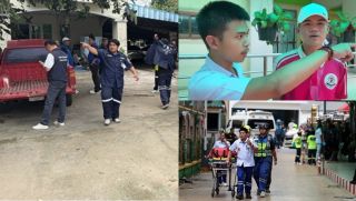 Khoảnh khắc học sinh Thái Lan lẩn trốn kẻ xả súng lớp 9, phát hiện gì trong ba lô của đối tượng?