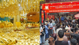 Giá vàng hôm nay chiều 8/8: Vàng trong nước xoay chiều tăng nhanh, người người đổ xô đi giao dịch