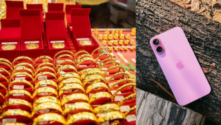 Giá vàng hôm nay trưa 18/8 quay đầu sụt giảm, vàng thế giới vượt mốc 4.400 USD, iPhone 16 Plus rẻ bèo