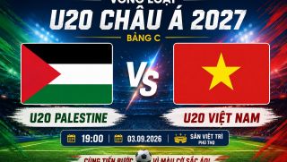 TV360 trực tiếp bóng đá U20 Việt Nam vs U20 Palestine - Link xem trực tiếp Vòng loại U20 châu Á 2027