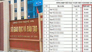 Hiệu trưởng lên tiếng về phản ánh tiền dạy vượt giờ nhiều giáo viên ở Nghệ An bị ‘bớt xén’, chỉ trả 50.000/tiết