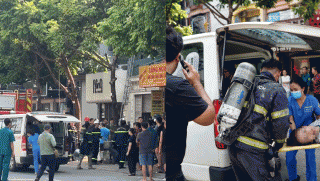 Hiện trường vụ cháy lớn tại nhà 4 tầng ở Hà Nội, có 5 người bị mắc kẹt? Tình hình các nạn nhân?