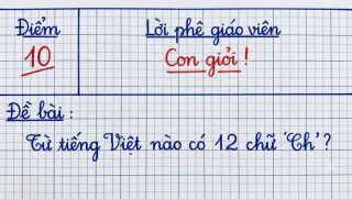 Từ tiếng Việt nào chứa tới 12 chữ 