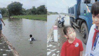 Diễn biến gây chú ý vụ nam sinh lớp 11 không biết bơi vẫn sẵn sàng xuống sông cứu hai anh em nhỏ